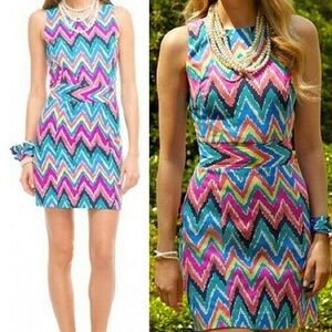 EUC | Lilly Pulitzer Kirkland Hearts A Flutter Cut Out Back Shift Dress!!